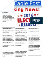 Election Results Newsletter Template - Eyoel Wolde