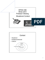 308 Situational Context - Observation