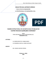 DISEÑO ESTRUCTURAL DE UN EDIFICIO MULTIFAMILIAR DE CUATRO PISOS EN ALBAÑILERIA CONFINADA.pdf