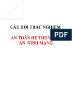 Cau Hoi Trac Nghiem An Toan He Thong Va An Ninh Mang Potx