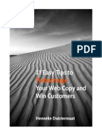 21 Easy Tips To Your Web Copy and Win Customers: Turbocharge