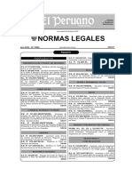 Normas Legales: Sumario