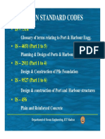 Indian Standard Codes: Glossary of Terms Relating To Port & Harbour Engg