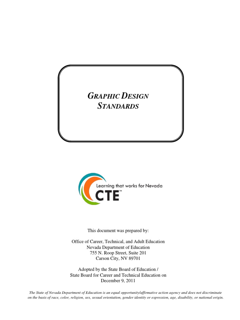 Graphic Design Standards PDF Information Curriculum