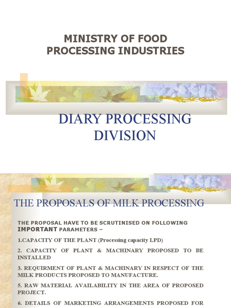 Milk Processing Grant Eligibility Guide | PDF | Butter | Cooking