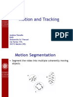 Motion and Tracking: Andrea Torsello Dais Università Ca' Foscari Via Torino 155, 30172 Mestre (VE)
