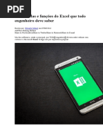 68 Fórmulas e Funções Do Excel Que Todo Engenheiro Deve Saber
