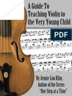 A Guide To Teaching Violin To The Very Young Child - Jennie Klim