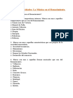 Actividades. Renacimiento PDF