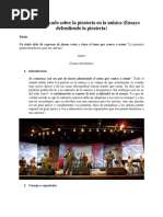 Ensayo Piratería en La Música.