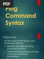 7 Ping Command Syntax