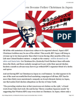 How Colonel Sanders Became Father Christmas in Japan