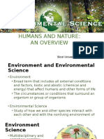 Humans and Nature: An Overview