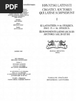 Hrvatski Latinisti (Sv. 1) | PDF