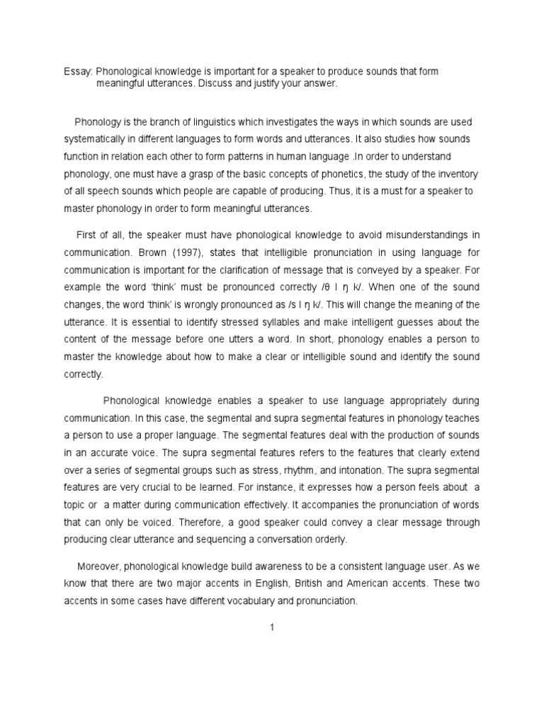 Linguistics Essay Examples - Free Samples for Students | blogger.com