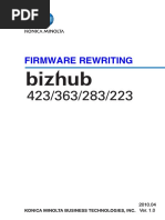 Firmware Rewriting Bizhub 223 283 363 423