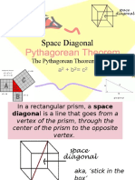 Space Diagonal: The Pythagorean Theorem in 3D