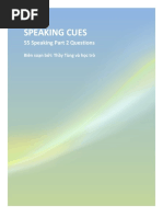 Download Speaking Cues - 55 Speaking Part 2 Questions by nguyen an SN335900307 doc pdf