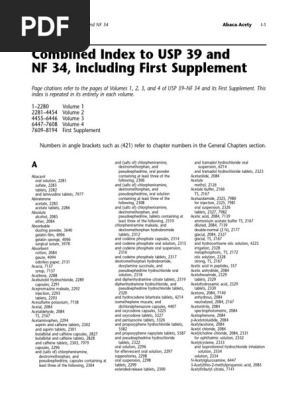Usp39 Nf34 Index Supplement1 Topical Medication Tablet Pharmacy