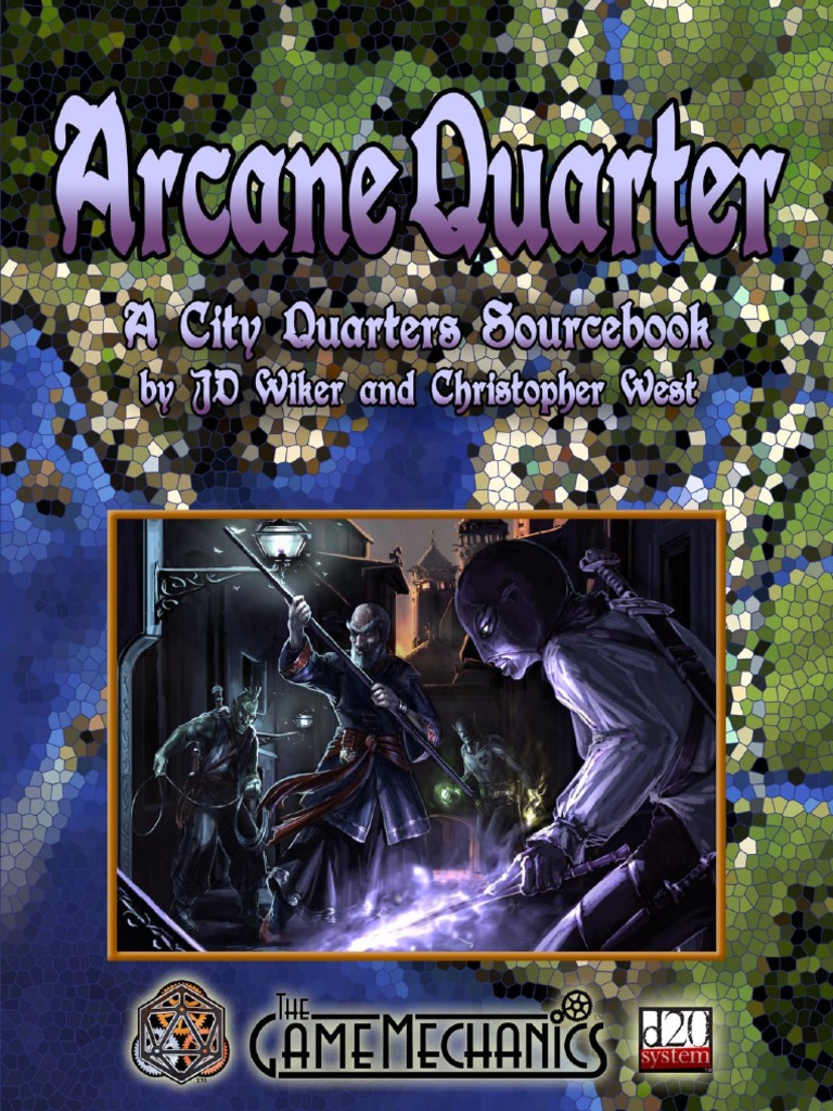 D&D 3rd Ed.-City Quarters-Arcane Quarter | PDF | Magic (Paranormal) | D20  System