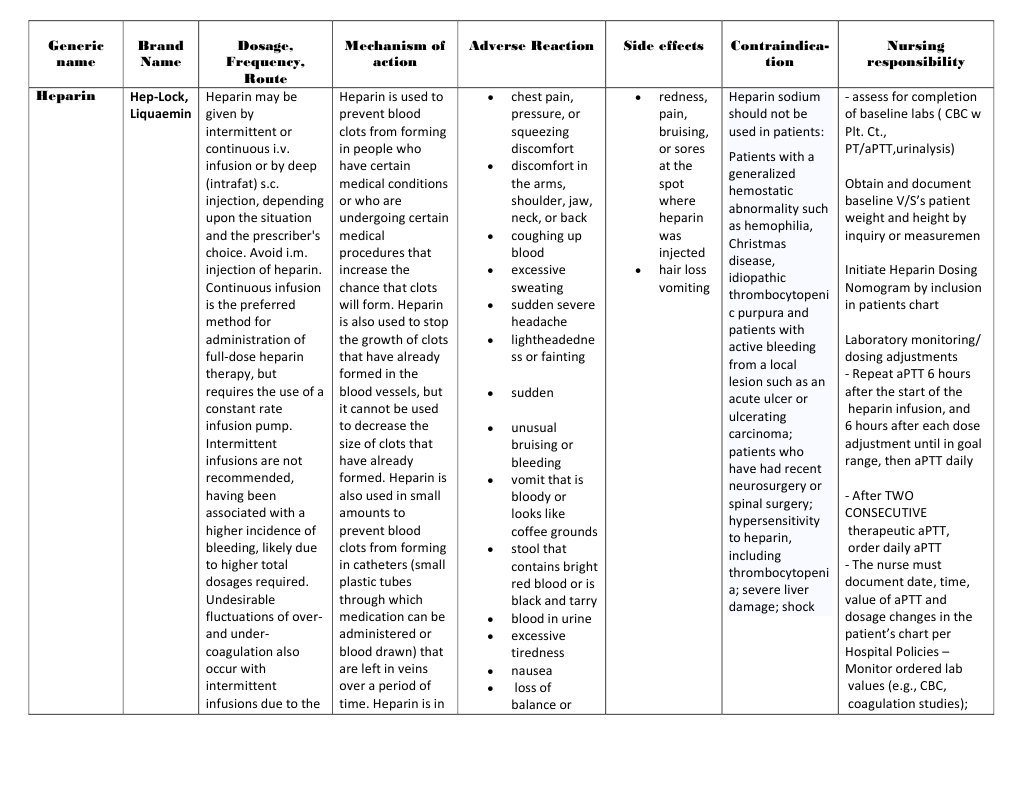 Heparin Use in Delivery Room Settings | PDF | Intravenous Therapy ...