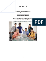 Sample Employee Handbook Hr360