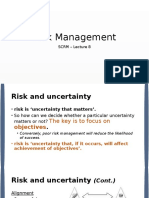 Risk Management: SCRM - Lecture 8
