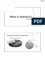 1 What Is Statistics