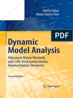 Dynamic Model Analysis - Advanced Matrix Methods and Unit-Root Econometrics Representation Theorems 2nd - Mario Faliva and Maria Grazia Zoia