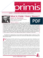 What Is Public Choice Theory PDF