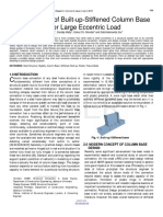 Researchpaper Design Model of Built Up Stiffened Column Base Under Large Eccentric Load