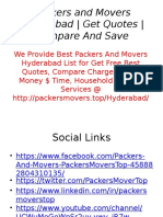 Encounter The Best Moving Knowledge With Qualified Packers And Movers Hyderabad