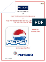 Visi Purity and Cooler Charging & Find Out The Methods of Increasing The Sales and Distribution of Pepsi