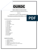 DCSMAT admission meeting minutes