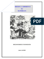 MATERIAUX EN FEUILLE - Adhesion - Et - Adherence PDF