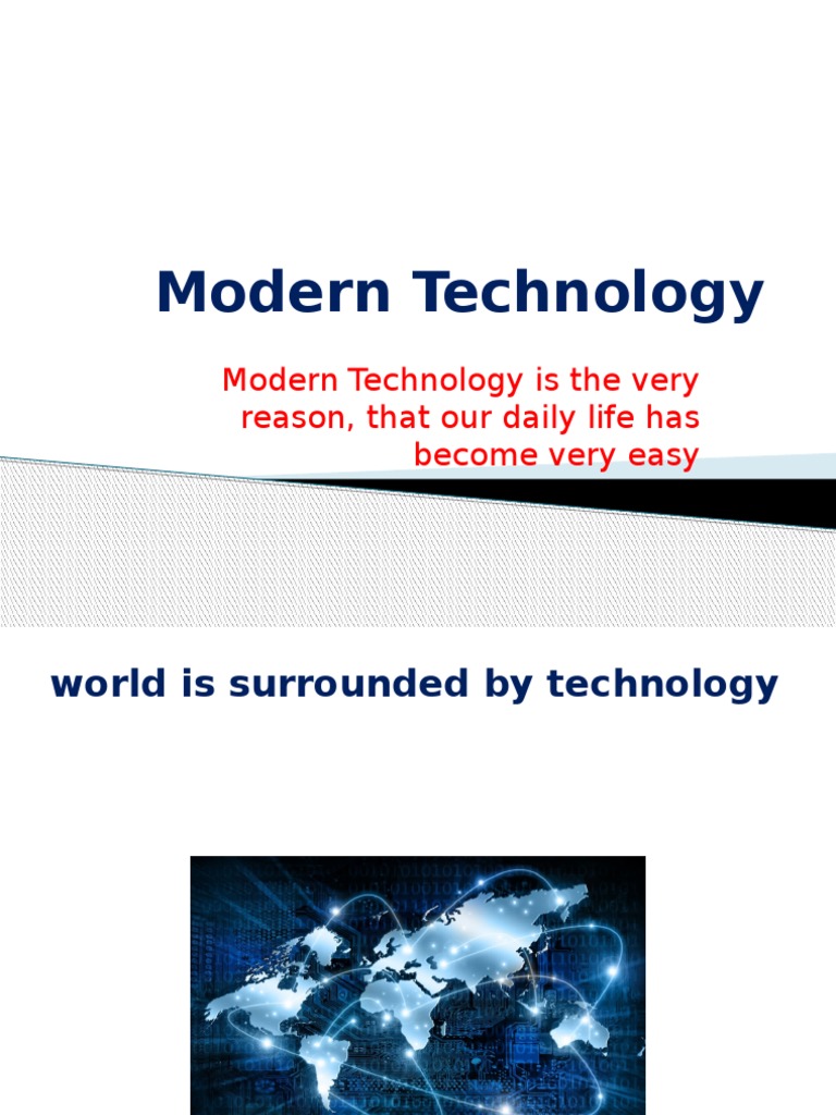 Modern Technology PDF