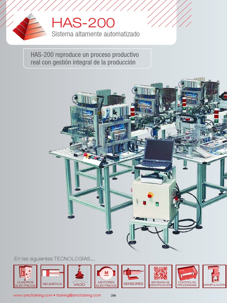 Sistema HAS-200: Automatización Industrial | PDF | Scada | Automatización
