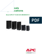 Smart-UPS Specifications Catalogue