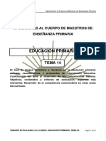 Tema 14 Primaria