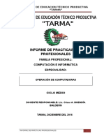 Informe de Practica