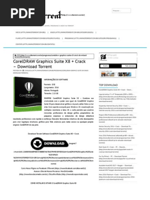 CorelDRAW Graphics Suite X8 + Crack - Download Torrent | Protocolo.