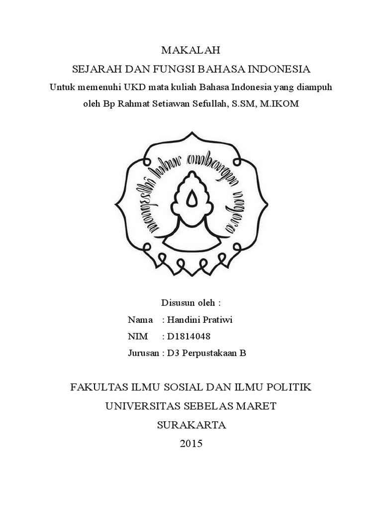 Tugas Makalah Bahasa Indonesia