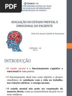 Avaliação Do Estado Mental e Emocional Do Paciente