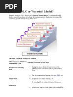 What Is SDLC or Waterfall Model