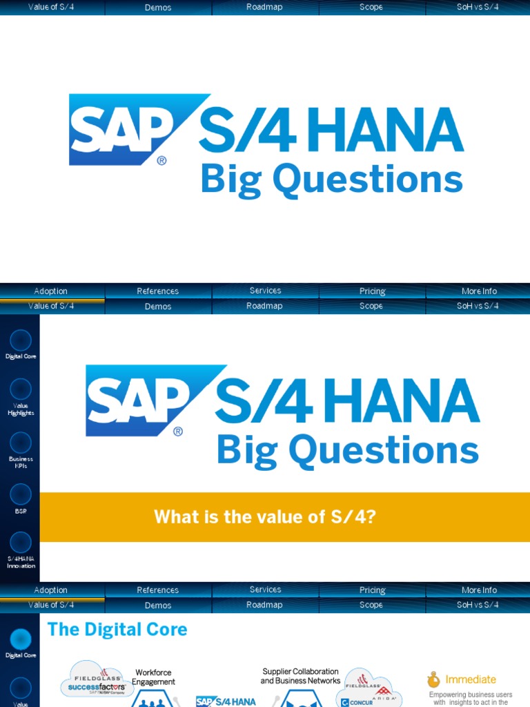 S4HANA | PDF | Sap Se | Cloud Computing