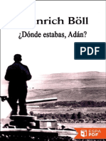 Donde Estabas Adan - Heinrich Boll