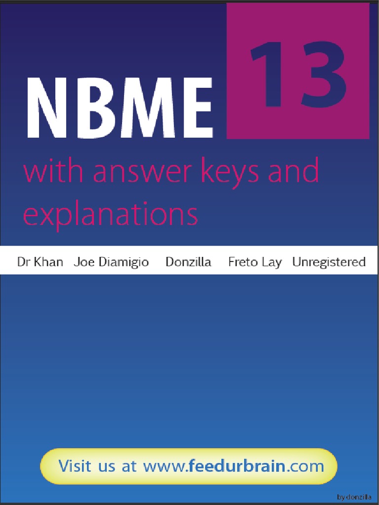 Nbme 13 Answers W Explanations Pdf