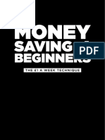 MONEY SAVING FOR BEGINNERS - 1 MONEY SAVING TECHNIQUE (Save 1378 in A Year)