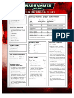 40k Reference Sheet PDF