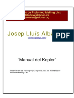 Manual Del Kepler J.L. Albareda